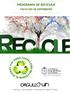 PROGRAMA DE RECICLAJE FACULTAD DE ENFERMERÍA